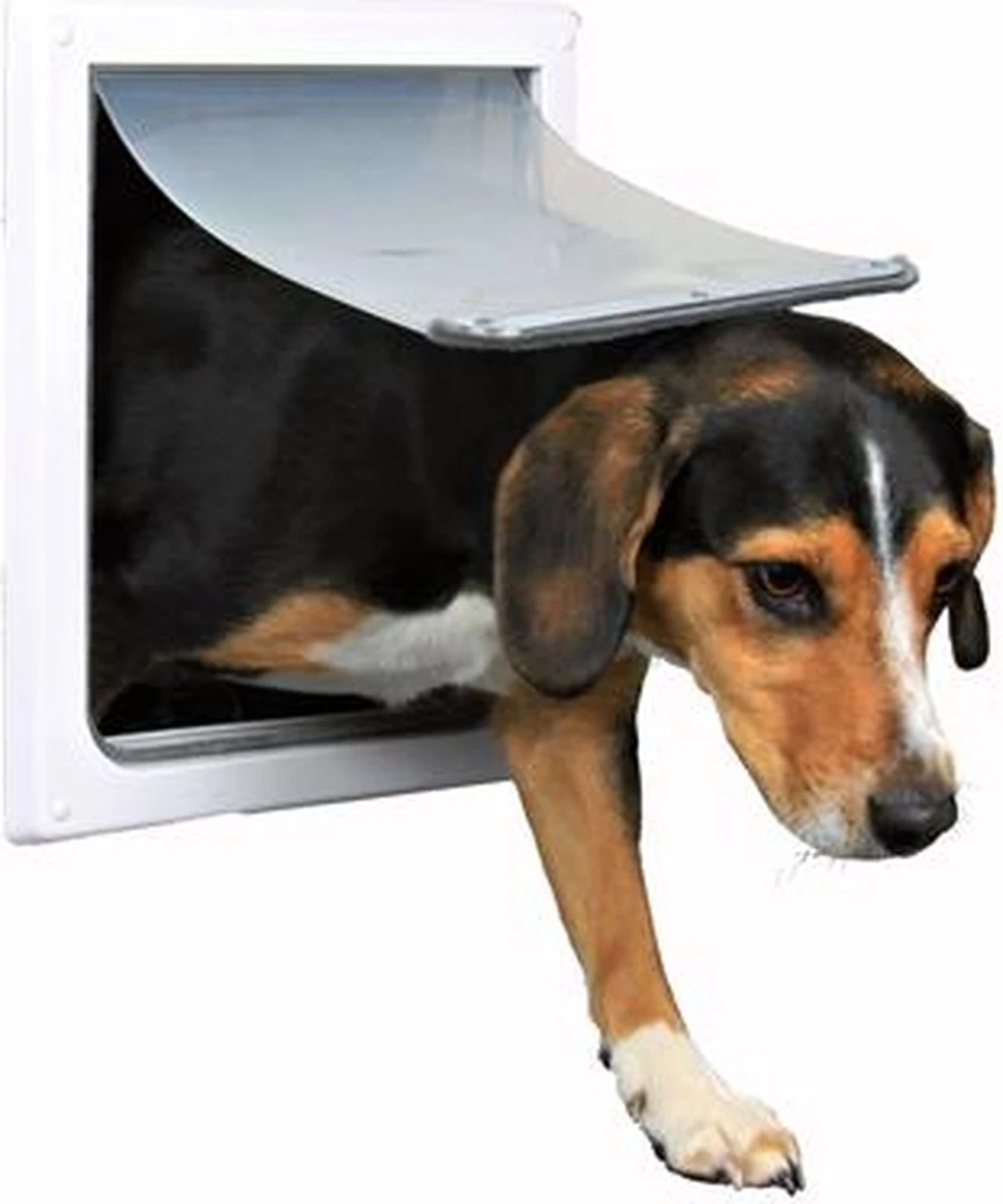 Trixie 2-Weg Hondenluik Wit - XS-S 25 X 29 CM 3 Trixie 2-Weg Hondenluik Wit - XS-S 25 X 29 CM - Afbeelding 3