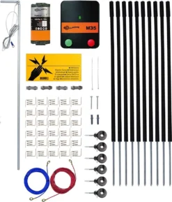 Gallagher Schrikdraad Voor Honden En Katten - Complete Set - 33 Meter - 50 Cm Hoog