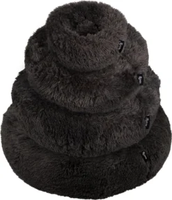 District 70 FUZZ - Hondenmand Comfortabel En Zacht Pluche - Zand, Oudroze, Donkergrijs En Lichtgrijs In S/M/L/XL - Maat: Medium, Kleur: Zand -Dog Supplies 1034x1200 2