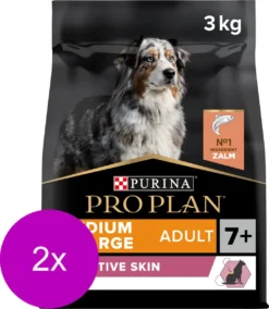 Pro Plan Dog Senior Medium & Large Breed Sensitive Zalm - Hondenvoer - 2 X 3 Kg -Dog Supplies 1043x1200 1