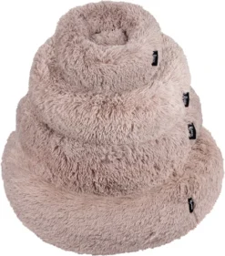 District 70 FUZZ - Hondenmand Comfortabel En Zacht Pluche - Zand, Oudroze, Donkergrijs En Lichtgrijs In S/M/L/XL - Maat: Medium, Kleur: Zand -Dog Supplies 1054x1200 1
