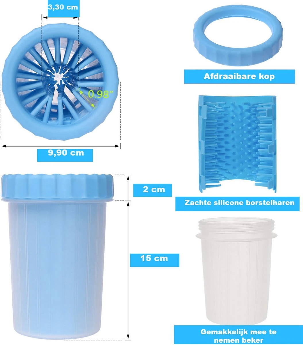 Merkloos Hondenpoot Reiniger - Hondenborstel - Borstel Hond / Kat - Hondenpoten Reiniger - Huisdier Poot Wassen - Borstel - Hondenverzorging - Verzorging Hond - Honden Wassen - Schoonmaak Borstel - Kattenborstel 4 Merkloos Hondenpoot Reiniger - Hondenborstel - Borstel Hond / Kat - Hondenpoten Reiniger - Huisdier Poot Wassen - Borstel - Hondenverzorging - Verzorging Hond - Honden Wassen - Schoonmaak Borstel - Kattenborstel - Afbeelding 4