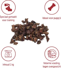 Topdiervoeding Runderlong Trainers Hondensnacks - Gedroogd En Vetarm - 1 KG -Dog Supplies 1086x1200 1