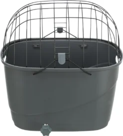 Trixie Fietsmand Voor Bagagedrager Met Draadkoepel Kunststof Grijs (46X36X47 CM) -Dog Supplies 1086x1200 2