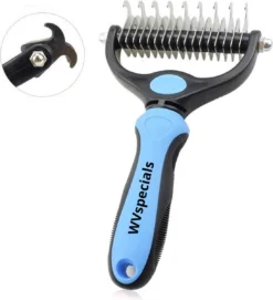 Professionele 2-Zijdige Ondervacht Kam Voor Hond En Kat – Hondenborstel – Kattenborstel - Hondenkam –Anti Klit - Haarverwijderaar Voor Huisdieren - Pijnloos - – Klittenkam – Verwijdert Klitten – Voorkomt Haaruitval – Black Friday - Sinterklaas -Dog Supplies 1093x1200