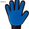 YUNICS® Dieren Handschoen - Haarverwijderaar Voor Huisdieren - Kattenborstel - Hondenborstel - Hondenkam - Kattenhaarverwijderaar - Blauw