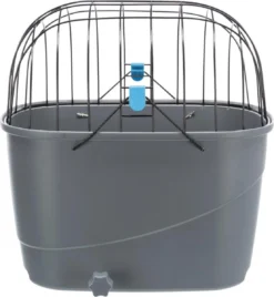 Trixie Fietsmand Voor Bagagedrager Met Draadkoepel Kunststof Grijs (46X36X47 CM) -Dog Supplies 1105x1200 5