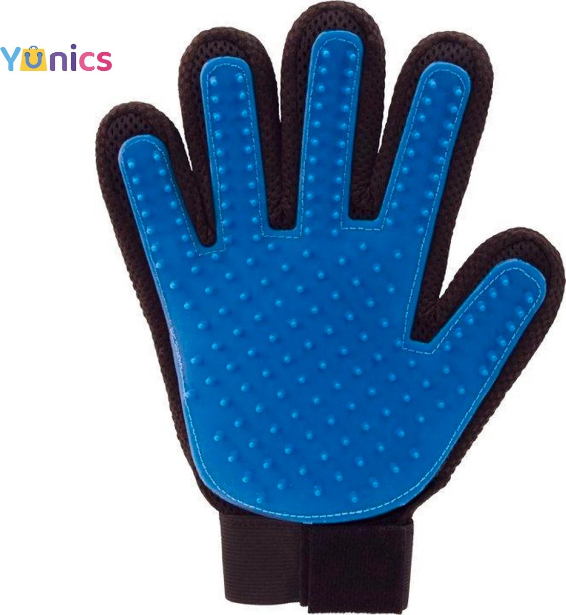 YUNICS® Dieren Handschoen - Haarverwijderaar Voor Huisdieren - Kattenborstel - Hondenborstel - Hondenkam - Kattenhaarverwijderaar - Blauw 1 YUNICS® Dieren Handschoen - Haarverwijderaar Voor Huisdieren - Kattenborstel - Hondenborstel - Hondenkam - Kattenhaarverwijderaar - Blauw