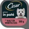 Cesar Primeur Paté Honden Natvoer - Kalf & Worteltjes - 10 X 300 Gr