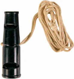 Trixie Dubbeltoonfluitje Buffelhoorn 6 Cm