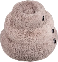 District 70 FUZZ - Hondenmand Comfortabel En Zacht Pluche - Zand, Oudroze, Donkergrijs En Lichtgrijs In S/M/L/XL - Maat: Medium, Kleur: Zand -Dog Supplies 1129x1200 2