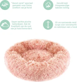 Studio Proud - Donut Mand - Honden En Katten Slaapbed - 50 Cm Roze - Pluche Hondenmand - Verkrijgbaar In Verschillende Maten En Kleuren 9 Studio Proud - Donut Mand - Honden En Katten Slaapbed - 50 Cm Roze - Pluche Hondenmand - Verkrijgbaar In Verschillende Maten En Kleuren -Dog Supplies 1131x1200 4