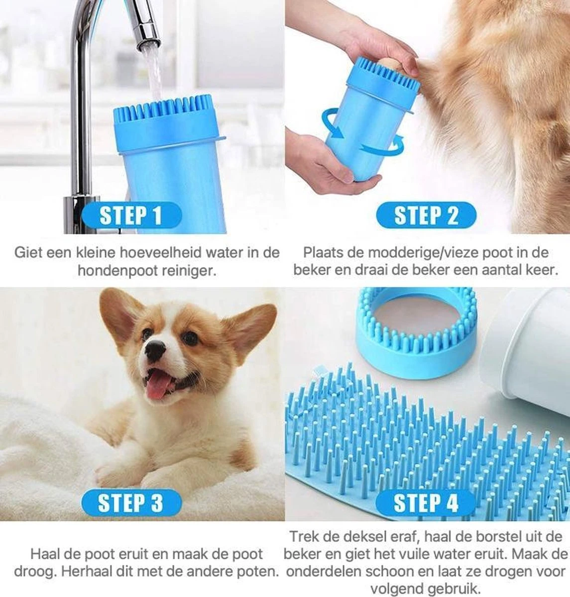 Merkloos 2 In 1 Hondenpoten Reiniger - Hondenborstel - Borstel Hond / Kat - Hondenpoot Reiniger - Huisdier Poot Wassen - Borstel - Hondenverzorging - Verzorging Hond - Honden Wassen - Schoonmaak Borstel - Kattenborstel 2 Merkloos 2 In 1 Hondenpoten Reiniger - Hondenborstel - Borstel Hond / Kat - Hondenpoot Reiniger - Huisdier Poot Wassen - Borstel - Hondenverzorging - Verzorging Hond - Honden Wassen - Schoonmaak Borstel - Kattenborstel - Afbeelding 2