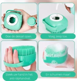 Merkloos Dierenborstel - Douche - Bad - Hond - Kat - Vachtverzorging - Scrubber - Borstel -Dog Supplies 1146x1200 1