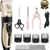 Complete Hondentondeuse Set - Draadloos Tondeuse - Scheerapparaat Voor Je Hond Of Kat - Huisdier Trimmer - Professionele Dierentondeuse - Dieren Verzorging -