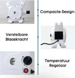 Hondenfohn - Waterblazer Met Draaiknop - 2400W Vermogen Met Warme En Koude Stand - Wit -Dog Supplies 1149x1200 2