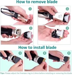 Merkloos Professionele Dierentondeuse - Scheerapparaat Voor Honden En Katten - Trimmer - 4 Opzetstukken - Oplaadbaar - Draadloos - Stil - Verschillende Haar En Vachtlengtes - Haartrimmer - Hondentrimmer - Honden Trimmer - Honden Knippen - Haren Knippen -Dog Supplies 1154x1200 2