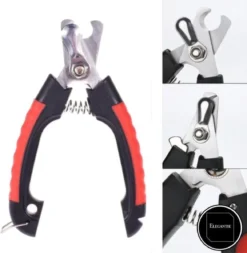 ElegaPet Professionele Nagelknipper Hond L - Rood Zwart - Dier - Nageltang Met Veiligheidsstop Nagelschaar -Dog Supplies 1173x1200 4