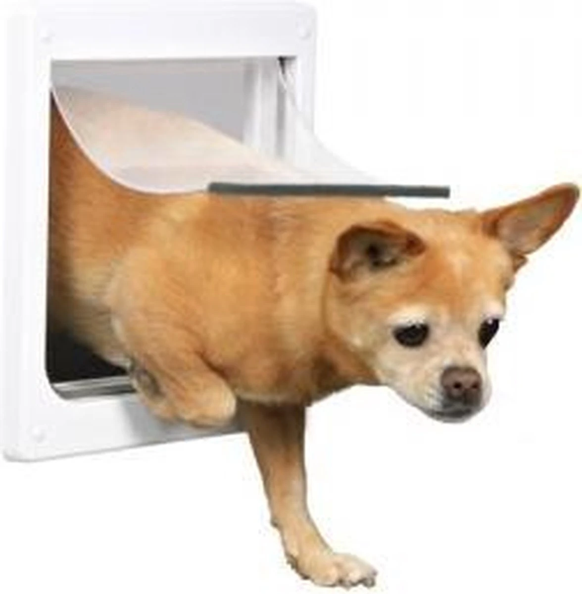 Trixie 2-Weg Hondenluik Wit - XS-S 25 X 29 CM 4 Trixie 2-Weg Hondenluik Wit - XS-S 25 X 29 CM - Afbeelding 4