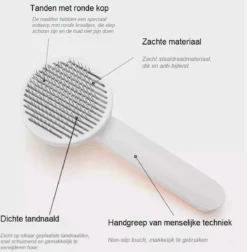 Kattenborstel - Kattenkam - Hondenborstel - Kattenhaar Verwijderaar - Haarverwijderaar Voor Huisdieren - Kattenhaar - Hondenhaar - Haarverwijderaar Voor Huisdieren - Langharig/Kortharig - Katten Accessoires - Katten - Blauwe Kleur -Dog Supplies 1178x1200