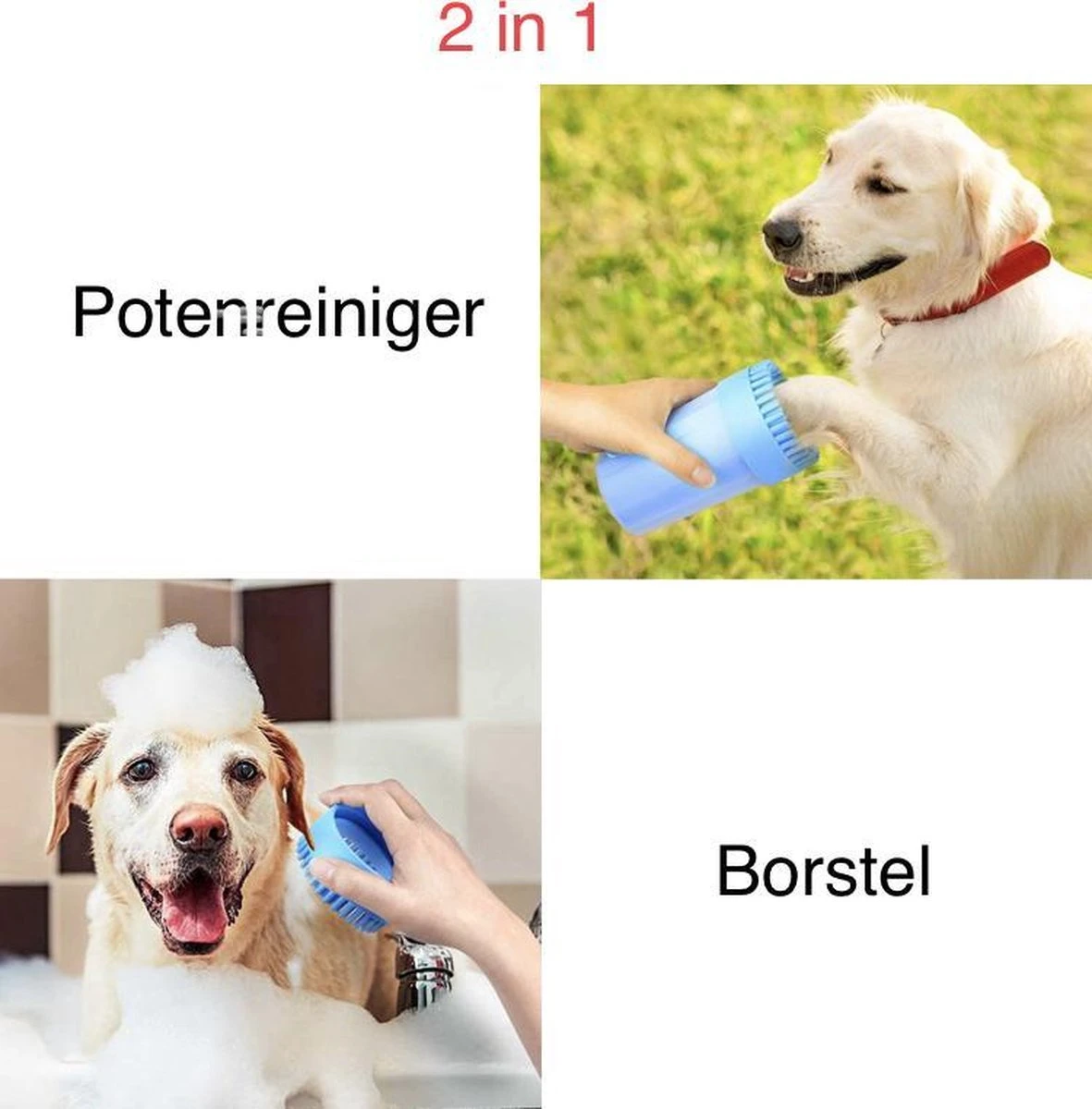 Fuzly- 2 In 1 Hondenpoten Reiniger + Handdoek - Hondenborstel - Borstel Hond / Kat - Hondenpoot Reiniger - Huisdier Poot Wassen - Borstel - Hondenverzorging - Verzorging Hond - Honden Wassen - Schoonmaak Borstel - Kattenborstel - Groen 4 Fuzly- 2 In 1 Hondenpoten Reiniger + Handdoek - Hondenborstel - Borstel Hond / Kat - Hondenpoot Reiniger - Huisdier Poot Wassen - Borstel - Hondenverzorging - Verzorging Hond - Honden Wassen - Schoonmaak Borstel - Kattenborstel - Groen - Afbeelding 4