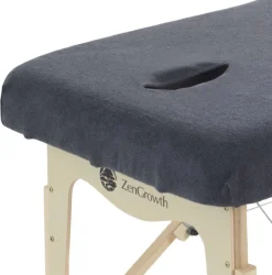 Hoeslaken Massagetafel Grijs- Extra Dik - Badstof Stretch - Met Uitsparing