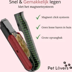 Pet Lovers - Hondentondeuse - Hondentondeuse - Automatische Inhalerende Haren - Dierentondeuse - Hondentrimmer - Hondentondeuse Dikke Vacht - Tondeuse Voor Honden - Hondentondeuse - Draadloos - 2 Opzetkammen - Honden En Katten Tondeuse -Dog Supplies 1196x1200 4