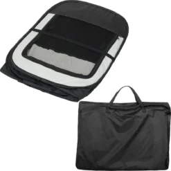 Dailyibed Opvouwbare Puppyren - Zwart - 115x115x58 Cm - Incl. Draagtas - Incl. Voederbak 19 Dailyibed Opvouwbare Puppyren - Zwart - 115x115x58 Cm - Incl. Draagtas - Incl. Voederbak -Dog Supplies 1198x1200 18