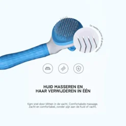 Lorell Pet Company Kattenborstel/Hondenborstel - Borstel Voor Langharig/kortharig -Hondenhaar En Kattenhaar Verwijderaar - Blauw -Dog Supplies 1199x1200 1