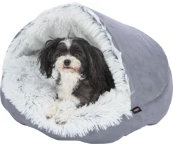 Trixie Hondenmand Donut Harvey Grijs / Wit-Zwart - 55X55 CM