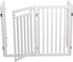 Trixie Hondenhek Met Deur Wit - 60-160 X 81 CM -Dog Supplies 1200x1021 1