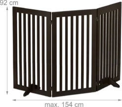 Relaxdays Veiligheidshekje Hout - 92 Cm Hoog - Hondenhek - Inklapbaar - Bruin - 3 Panelen 13 Relaxdays Veiligheidshekje Hout - 92 Cm Hoog - Hondenhek - Inklapbaar - Bruin - 3 Panelen -Dog Supplies 1200x1052 2