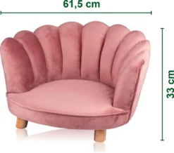 Maxxpro Katten- En Hondenstoel - Roze - Verhoogd Met Houten Poten - Fluweel Materiaal - 61.5 X 52 X 33 CM - Huisdieren Tot 80 KG 11 Maxxpro Katten- En Hondenstoel - Roze - Verhoogd Met Houten Poten - Fluweel Materiaal - 61.5 X 52 X 33 CM - Huisdieren Tot 80 KG -Dog Supplies 1200x1057