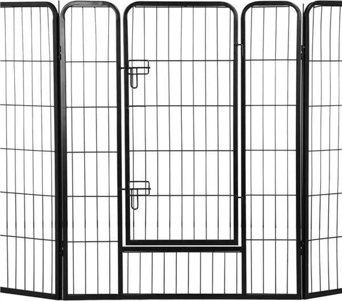 Merkloos Topmast Premium Puppyren - 120 Cm Hoog - 640 Cm Omtrek - Hondenren - Hondenhok - Zwart 3 Merkloos Topmast Premium Puppyren - 120 Cm Hoog - 640 Cm Omtrek - Hondenren - Hondenhok - Zwart - Afbeelding 3
