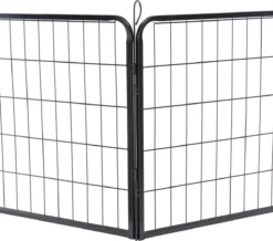 ACAZA Hondenren In 4 Panelen - Hondenkennel - Met Deur - 60 Cm Hoog - Zwart 12 ACAZA Hondenren In 4 Panelen - Hondenkennel - Met Deur - 60 Cm Hoog - Zwart -Dog Supplies 1200x1061 2