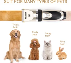 Nobleza B78 - Dieren Tondeuse Set - 4 Opzetkammen - Voor Huisdieren Katten & Honden - Draadloos 14 Nobleza B78 - Dieren Tondeuse Set - 4 Opzetkammen - Voor Huisdieren Katten & Honden - Draadloos -Dog Supplies 1200x1062