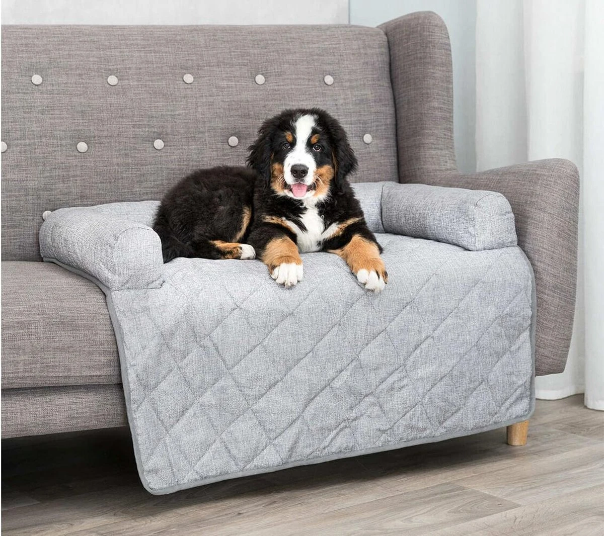 Trixie Hondenkussen Voor Op De Bank Large - Bankkussen Hond - 90x90 Cm 5 Trixie Hondenkussen Voor Op De Bank Large - Bankkussen Hond - 90x90 Cm - Afbeelding 5