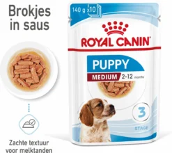 Royal Canin Shn Medium Puppy Pouch - Hondenvoer - 10 X 140 G -Dog Supplies 1200x1067 3