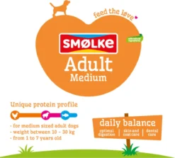 Smolke Adult Medium Brokken - Hondenvoer - 3 Kg -Dog Supplies 1200x1084 1