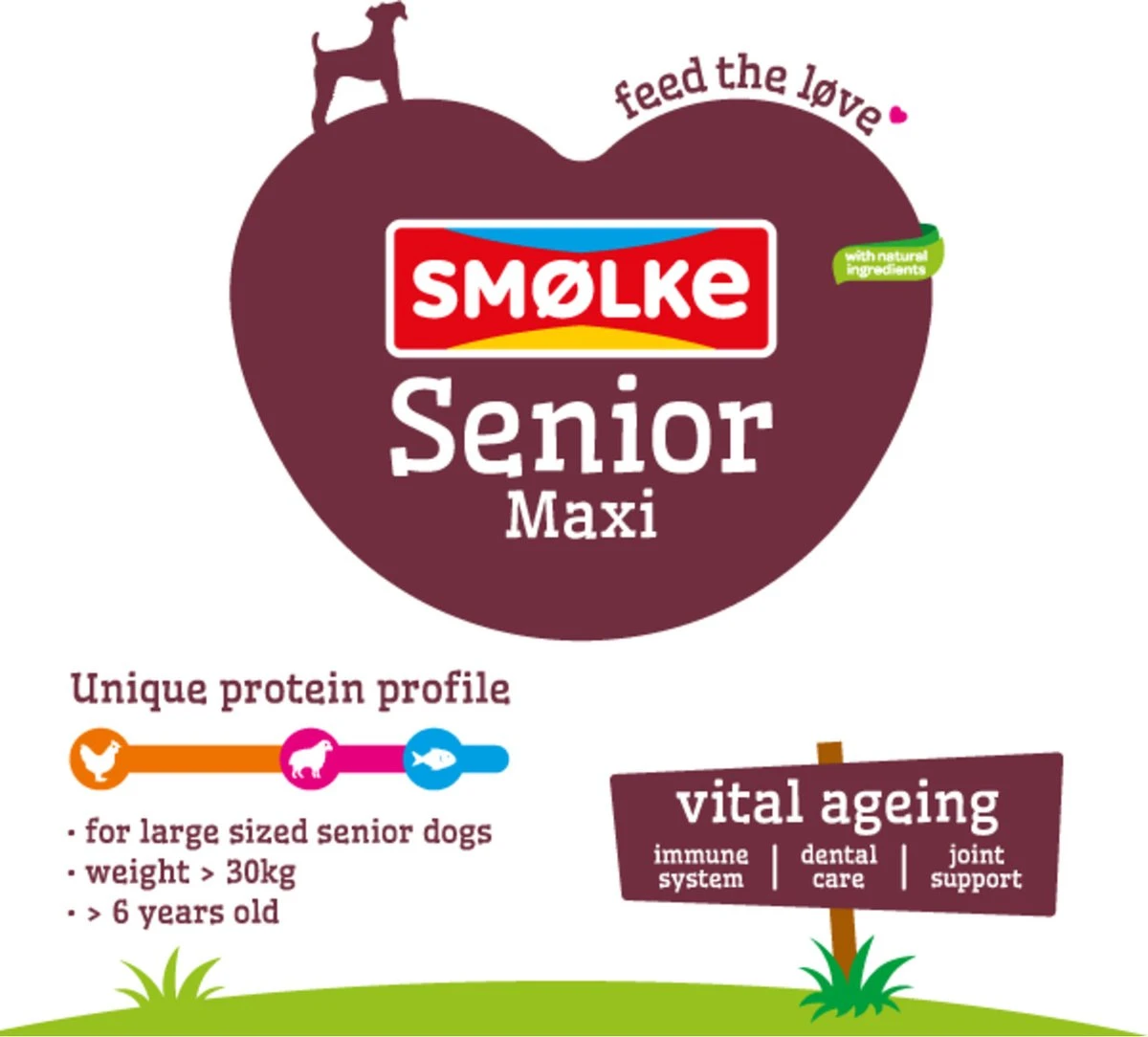 Smolke Senior Maxi - Kip - Hondenvoer - 12 Kg 6 Smolke Senior Maxi - Kip - Hondenvoer - 12 Kg - Afbeelding 6