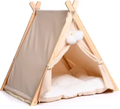 Dogs&Co Tippi Tent Voor Katten Of Kleine Honden Ecru