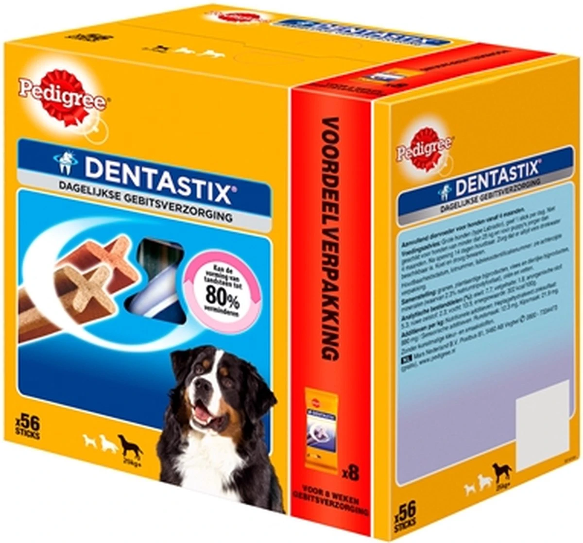 Pedigree Dentastix Maxi Voordeelverpakking - 56 St 2160 Gr - 1 Stuks 1 Pedigree Dentastix Maxi Voordeelverpakking - 56 St 2160 Gr - 1 Stuks
