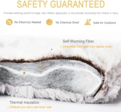 Merkloos Zelfverwarmende Dierendeken Zonder Stroom Thermo Deken Hond Kat Inclusief Adreslabel 70 X 47 Cm -Dog Supplies 1200x1118 5