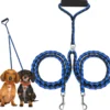 KCMultisupplies Dubbele Hondenriem Voor 2 Honden - Duo Hondenlijn Voor Hond - 120cm - Hondenleiband Riem