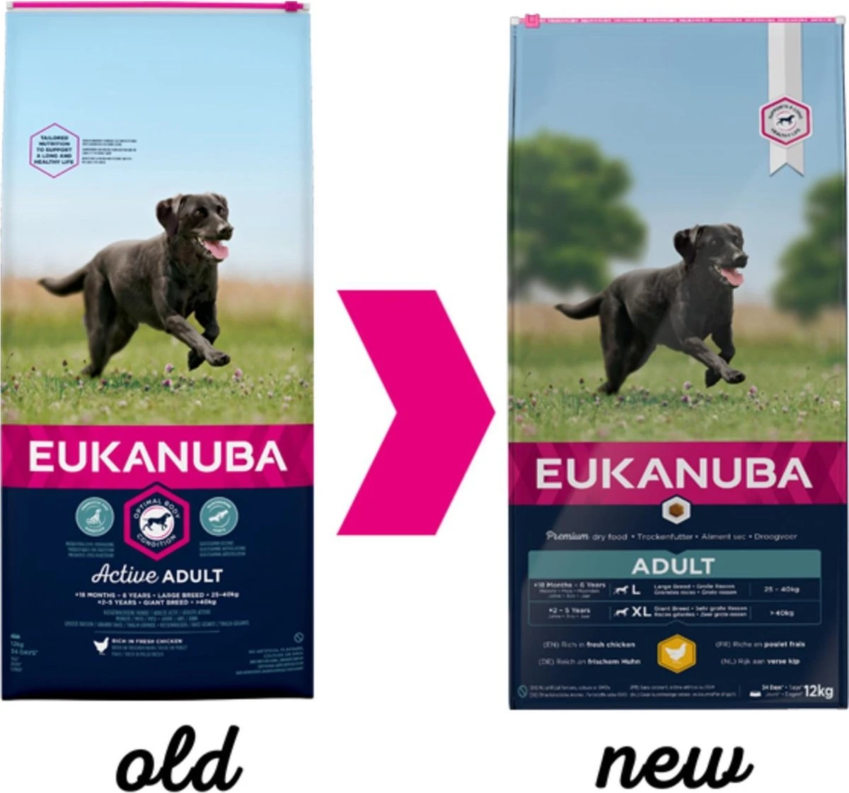 Eukanuba Dog Adult - Large Breed - Kip - Hondenvoer - 12 Kg 2 Eukanuba Dog Adult - Large Breed - Kip - Hondenvoer - 12 Kg - Afbeelding 2