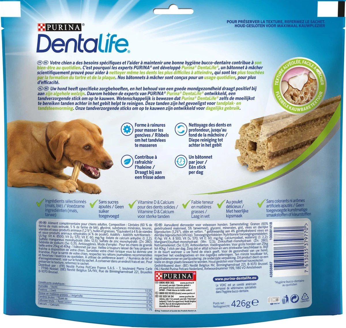 Dentalife Daily Oral Care Maxi Pack - Hondensnack L - 60 St. 7 Dentalife Daily Oral Care Maxi Pack - Hondensnack L - 60 St. - Afbeelding 7