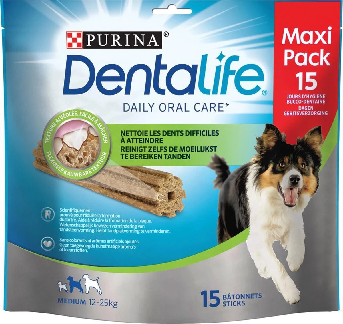 Dentalife Daily Oral Care Maxi Pack - Hondensnack M - 75 Stuks 4 Dentalife Daily Oral Care Maxi Pack - Hondensnack M - 75 Stuks - Afbeelding 4