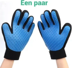 Merkloos Vachtverzorgingshandschoenen Kat En Hond - Huisdieren Handschoen - 2 Stuks