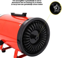 Gridbyt Professionele Hondenföhn – Waterblazer Voor Honden – Voor Een Mooie Vacht – Rood -Dog Supplies 1200x1137 4