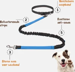 Hardloopriem Hond – Honden Riem Handsfree – Hardlopen Met Hond – 160-260 Cm Blauw - Hardloopband Hond – Halsband Hond – Hondenlijn – Leiband Hond -Dog Supplies 1200x1146 11